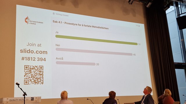 Årskonferansen ga utvidet frist for å forlate Metodistkirken