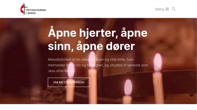 Nye nettsider for menigheten